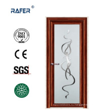 Продаем лучший Красный орех алюминий стеклянная дверь (РА-G053)